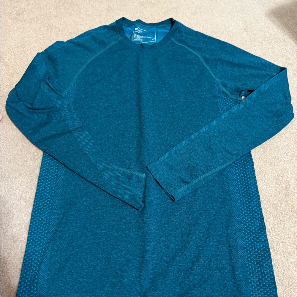 Figs men's Dark Teal Makato Seamless - Longsleeve Underscrub - M / Dark Teal